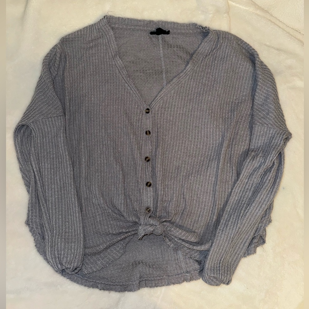 Urban Outfitters Out from Under Waffle Sweater cropped